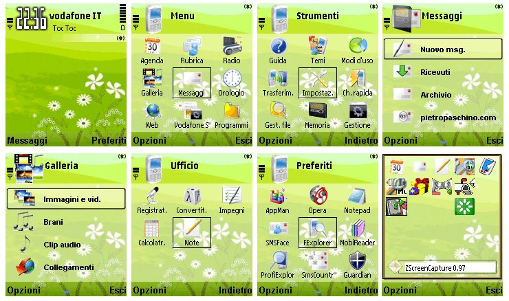 3D tema arşivi GreenAndFlowersByP@sco